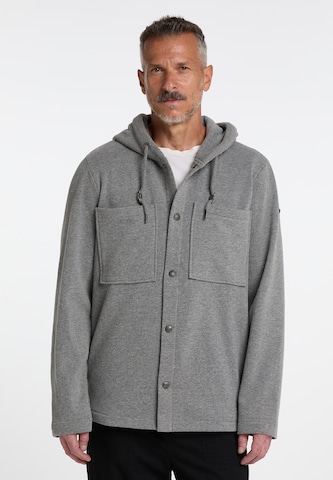 DreiMaster Vintage Sweat jacket 'Takelage' in Grey: front