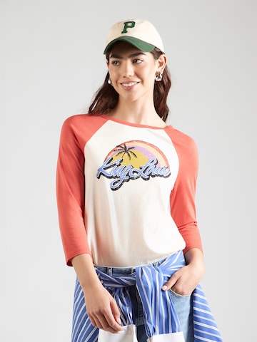 sarkans King Louie T-Krekls: no priekšpuses