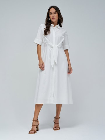 Salsa Jeans Jurk in Wit: voorkant