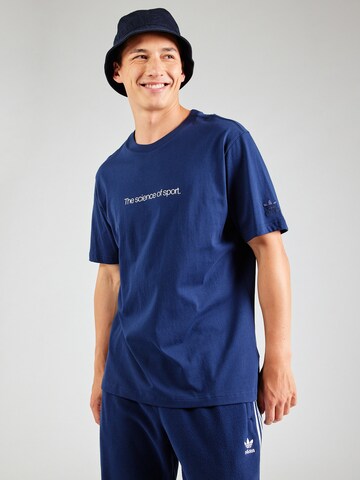 ADIDAS ORIGINALS T-Shirt in Blau: Vorderseite