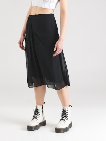 ESPRIT - Falda en negro: frente