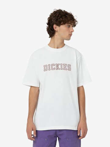 DICKIES T-shirt 'MELVERN' i vit: framsida
