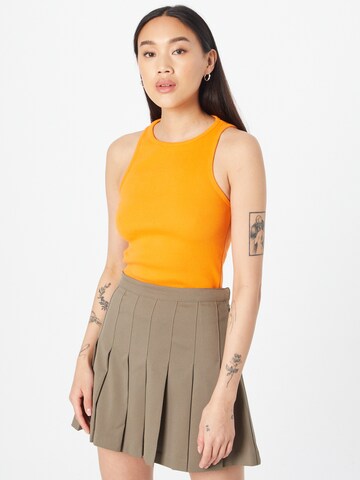 Top di Nasty Gal in arancione: frontale