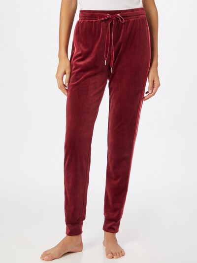 Hunkemöller Jogger in dunkelrot, Modelansicht
