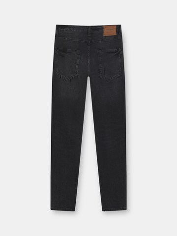 Pull&Bear Slimfit Jeans in Schwarz