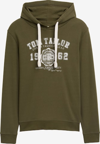 TOM TAILOR Sweatshirt in Grün: Vorderseite