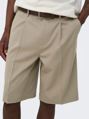 Only & Sons Regular Shorts 'ONSDaves' in Beige