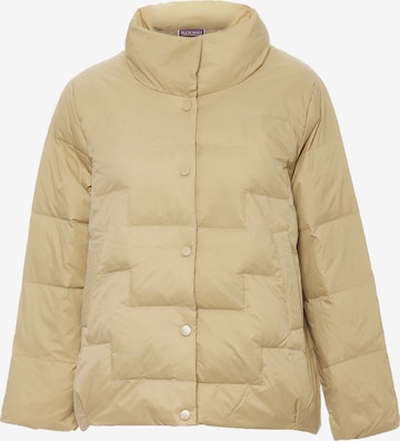 MYMO Winterjas in Beige: voorkant