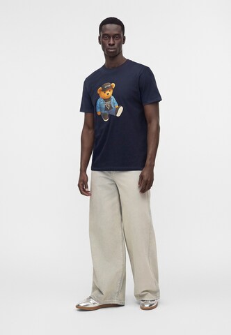 GUESS - Camiseta en azul