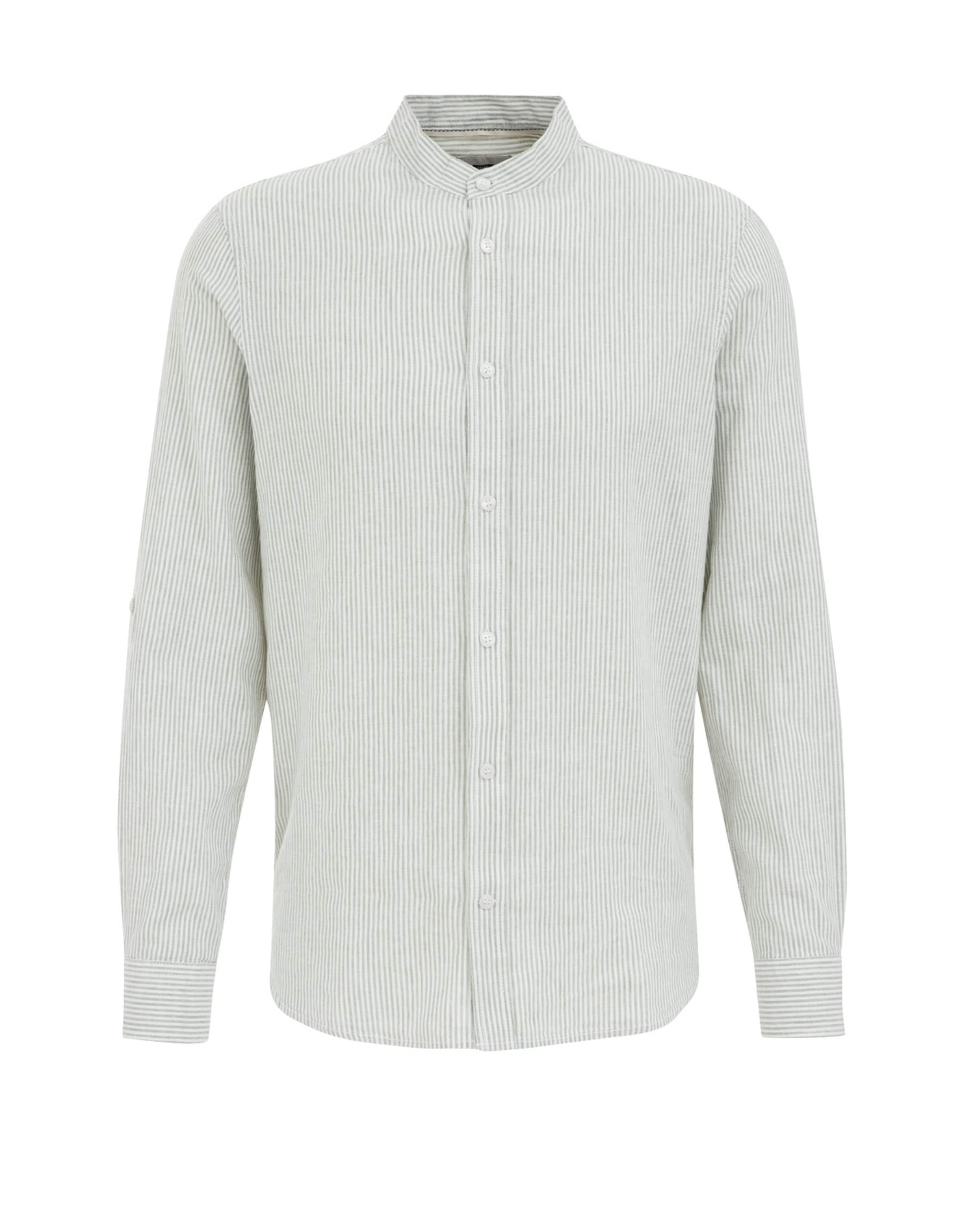 WE Fashion Regular Fit Hemd in Grün: Vorderseite