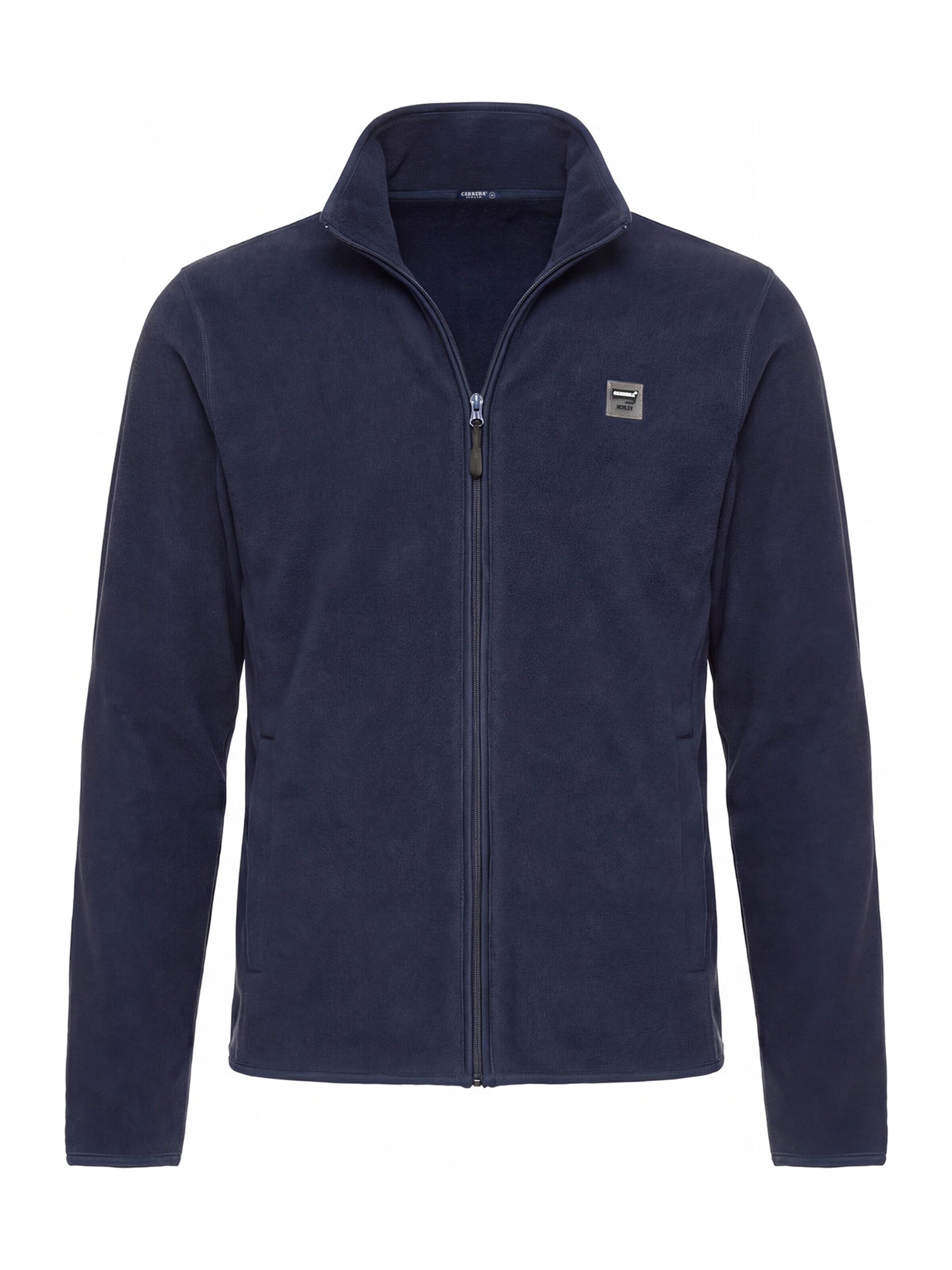 Carrera Jeans Fleece jacket 'Central Zip' in Blue