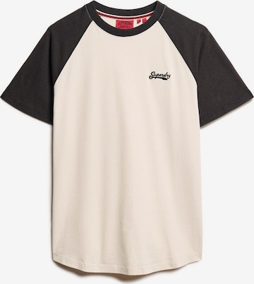 Superdry T-Shirt 'ESSENTIAL' in Beige: Vorderseite