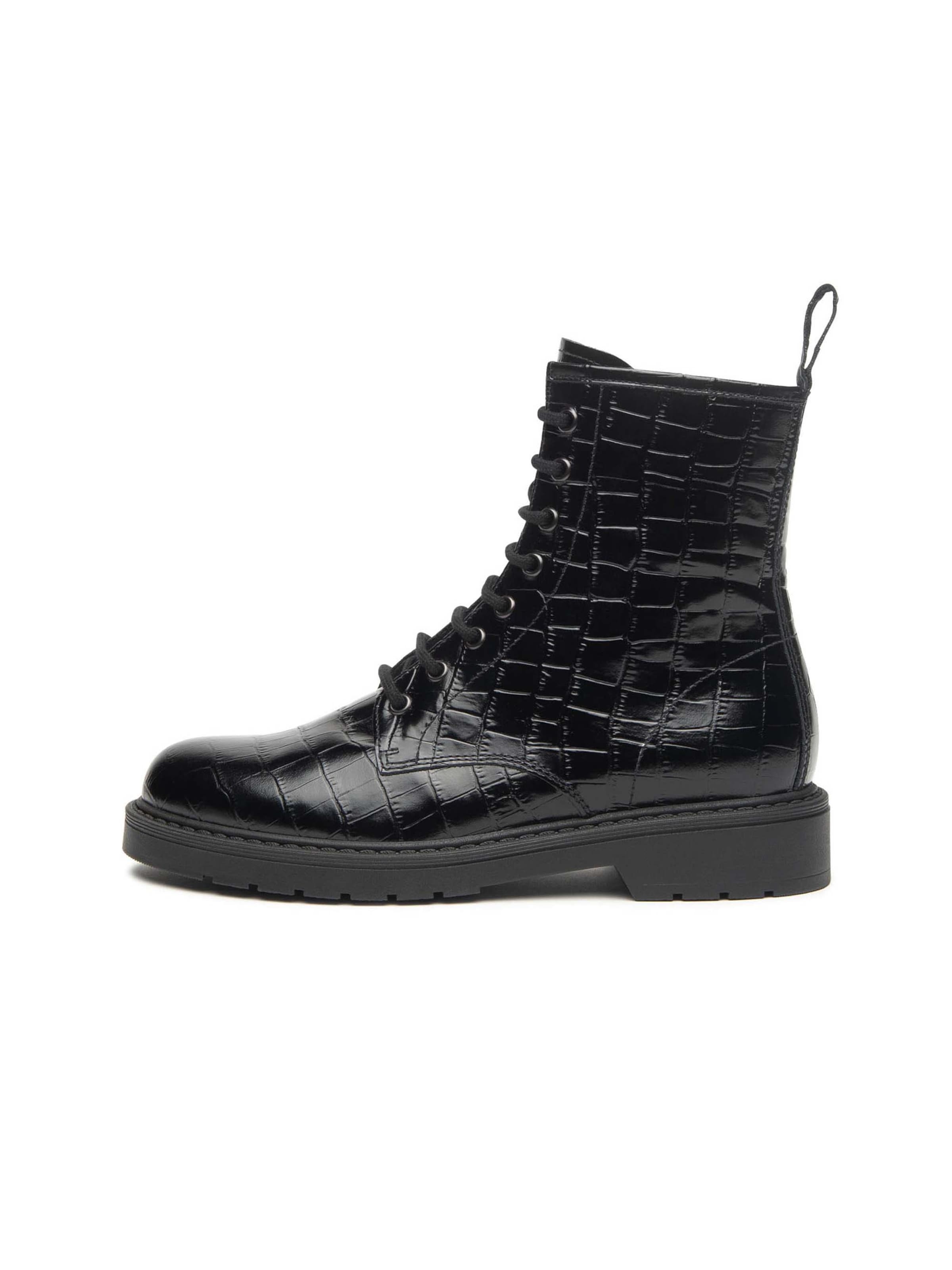 Nero Giardini Veterlaarsjes 'Zeus Padova' in Zwart: voorkant