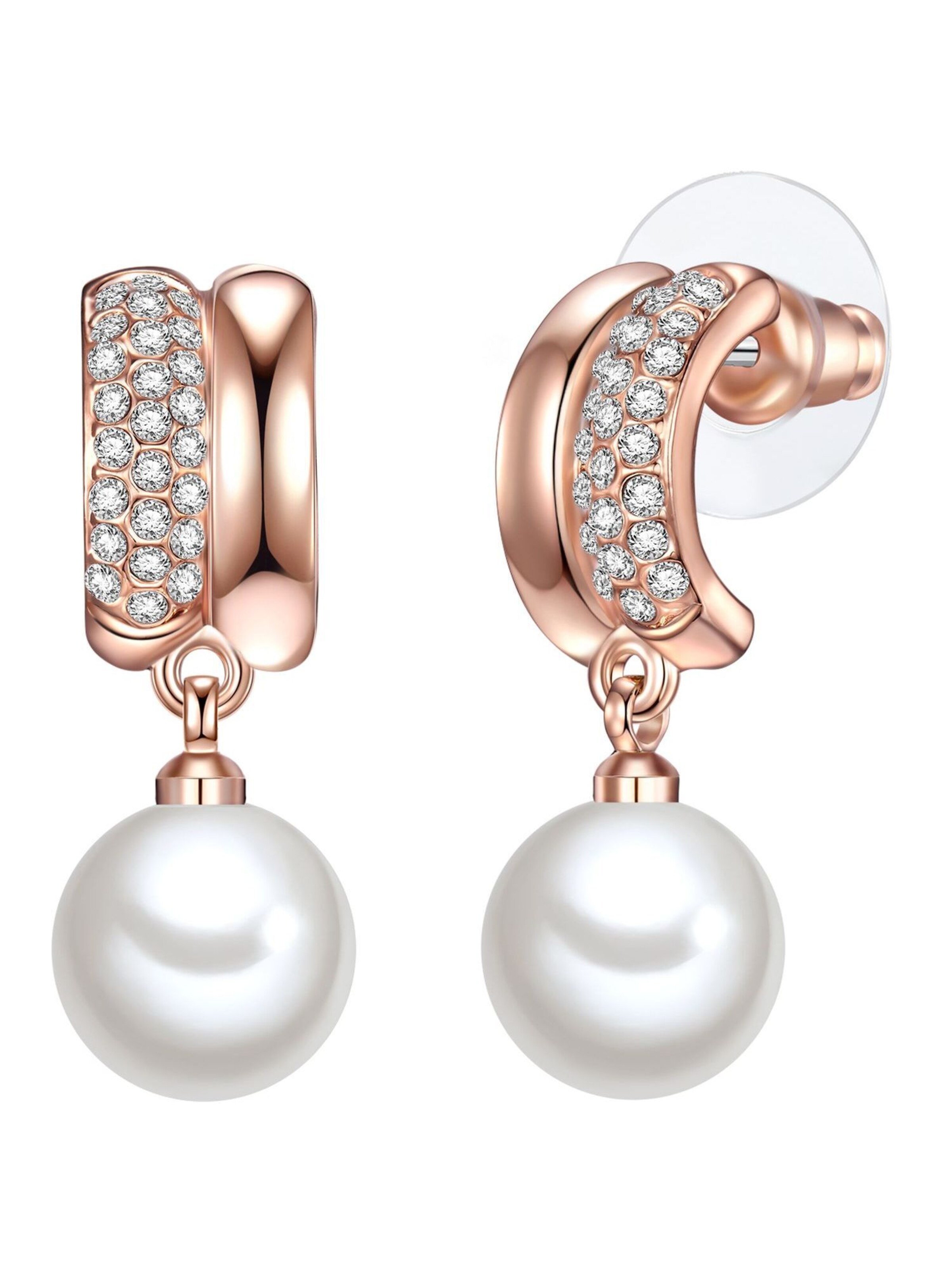 Lulu & Jane Oorbellen in Goud: voorkant