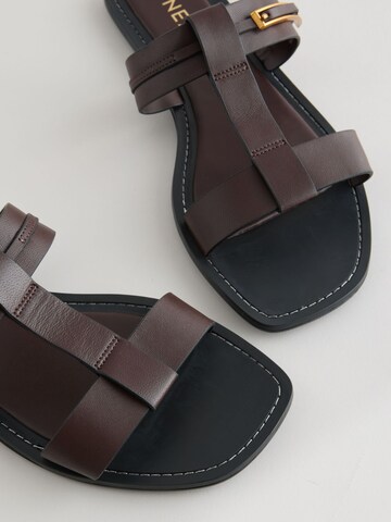 Next Pantolette in Braun