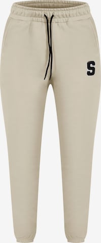 Smilodox Tapered Pants 'Rylanda' in Beige: front