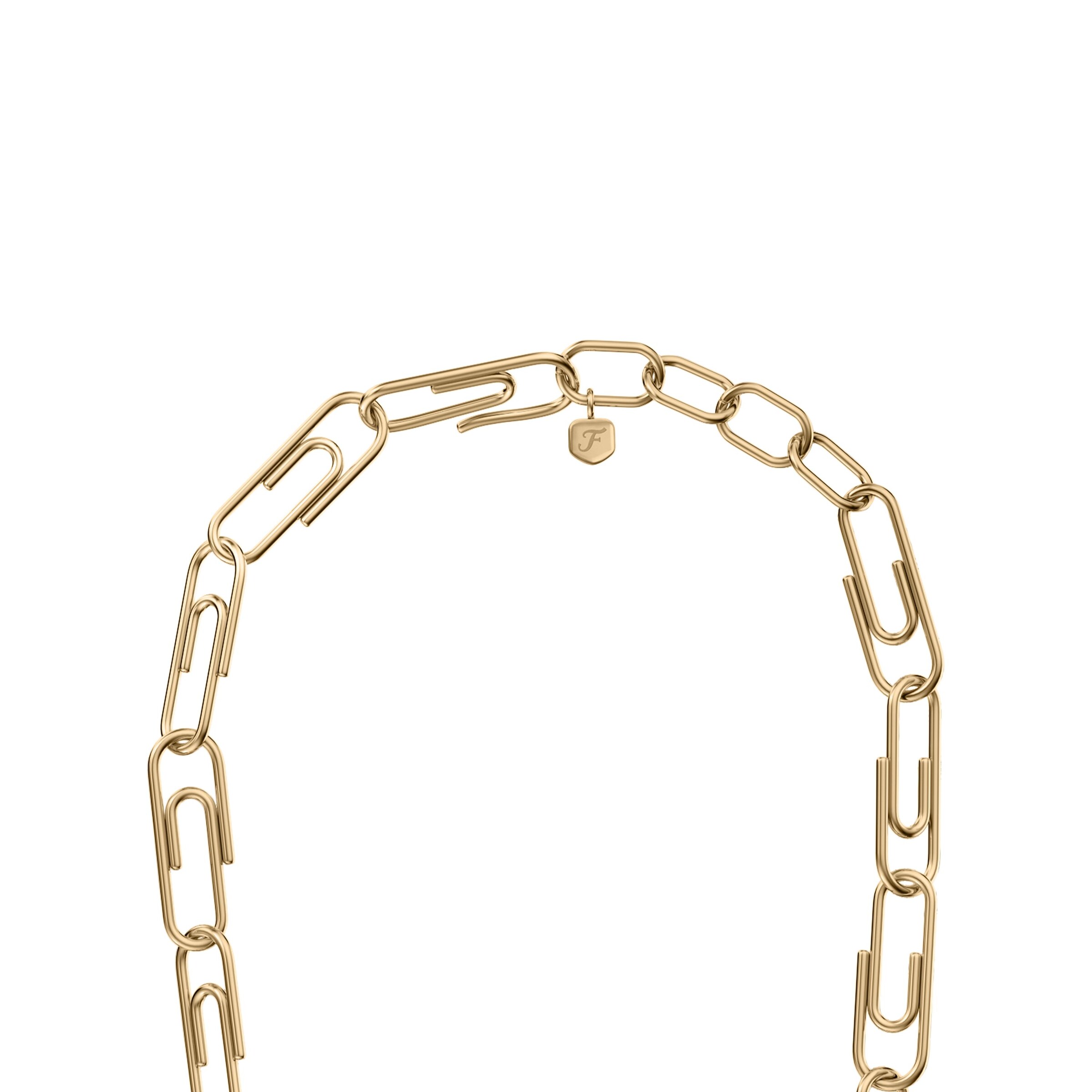 FOSSIL Necklace in Gold