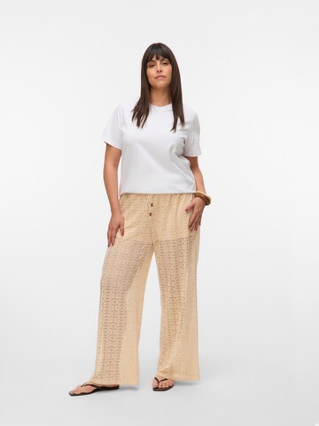 Regular Pantalon 'VMCMaya' Vero Moda Curve en blanc