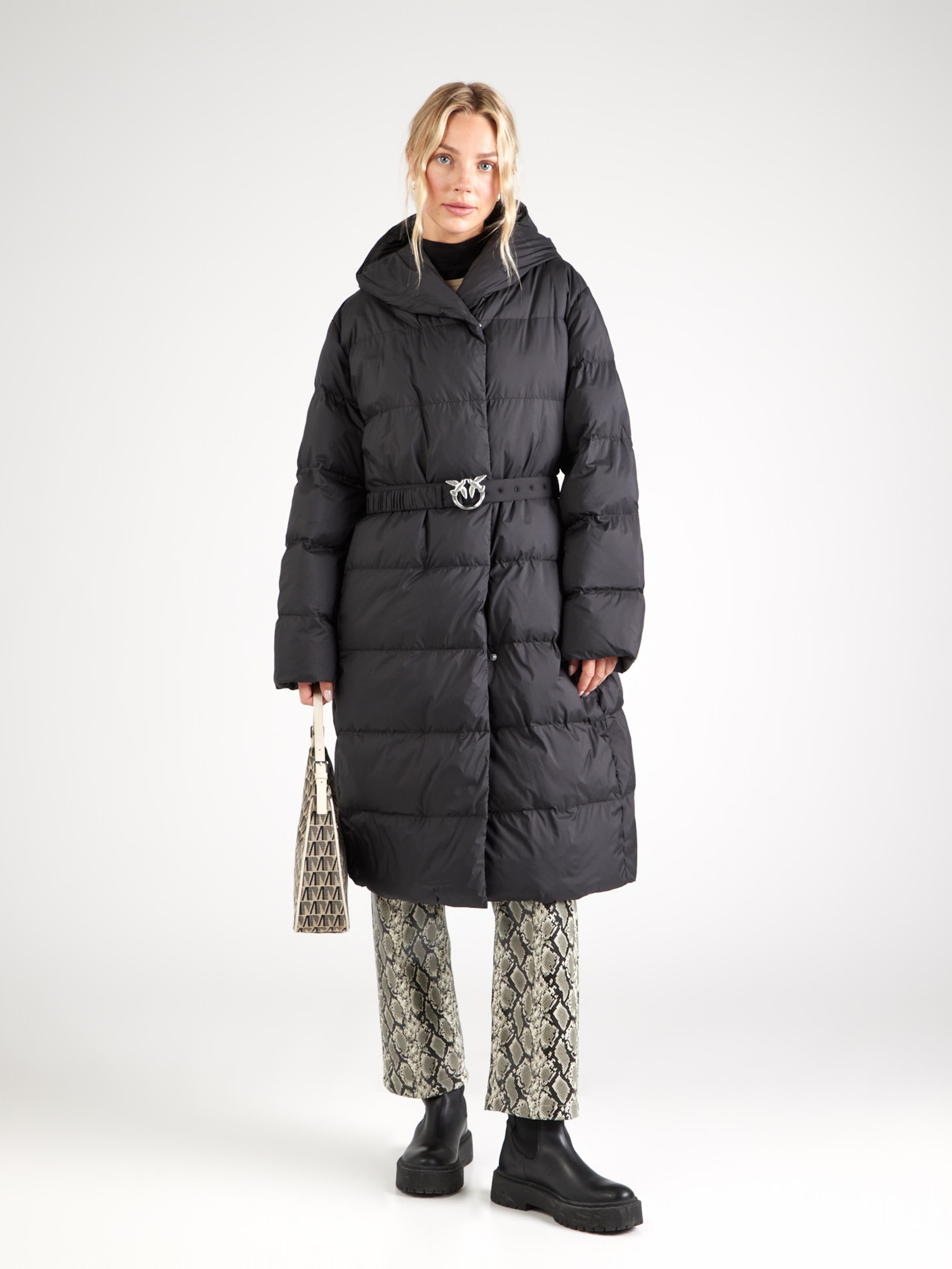 PINKO Abrigo de invierno COLLIRIO CABAN en Negro ABOUT YOU