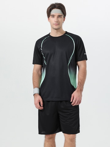 YOUTHUP Tracksuit 'Atemzug' in Green: front