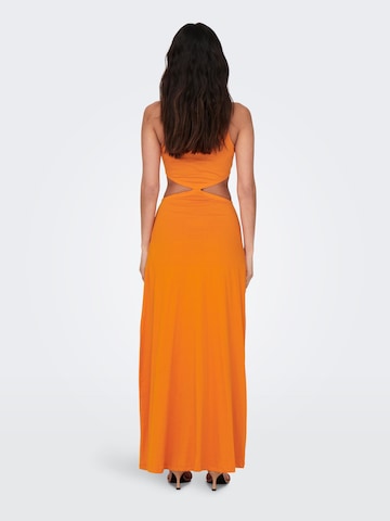 ONLY Summer Dress 'Ponta' in Orange