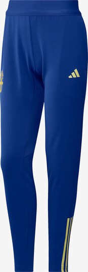 ADIDAS PERFORMANCE Workout Pants in marine blue / Yellow, Item view
