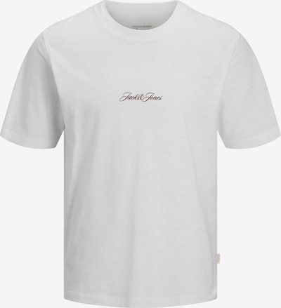 140 dydžio Marškinėliai 'JORCassis' iš Jack & Jones Junior, spalva – smėlio spalva / burgundiško vyno spalva / balta, Prekių apžvalga