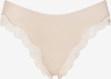 cfab - Tanga 'Lace Tanga' en beige: frente