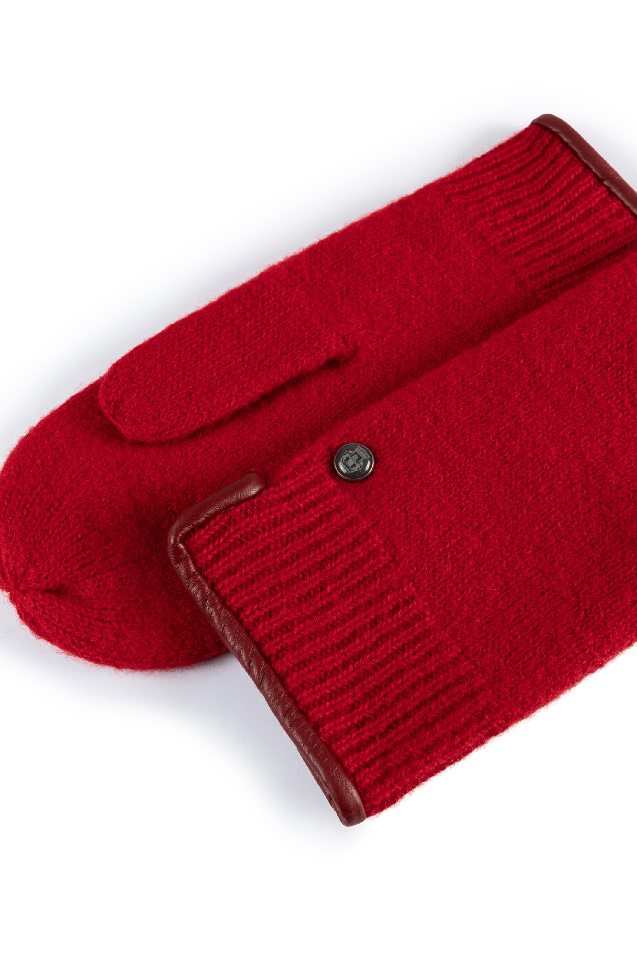 Roeckl Wanten 'FELTED WOOL' in Rood