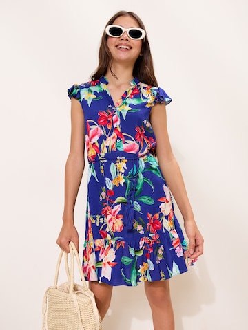 Lipsy Jurk in Blauw: voorkant