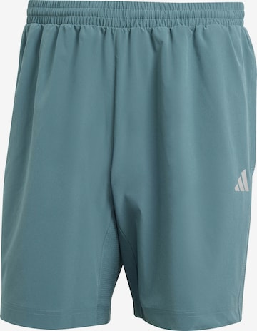 ADIDAS PERFORMANCE Workout Pants 'App Gfxsho' in Green: front