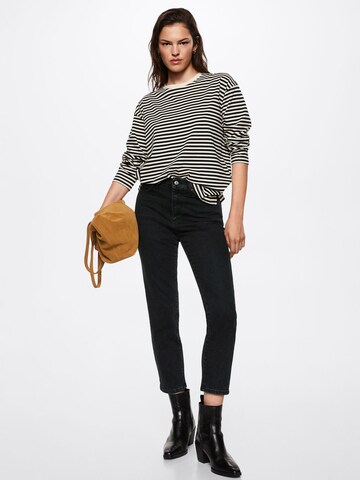 MANGO Regular Jeans 'Claudia' in Black