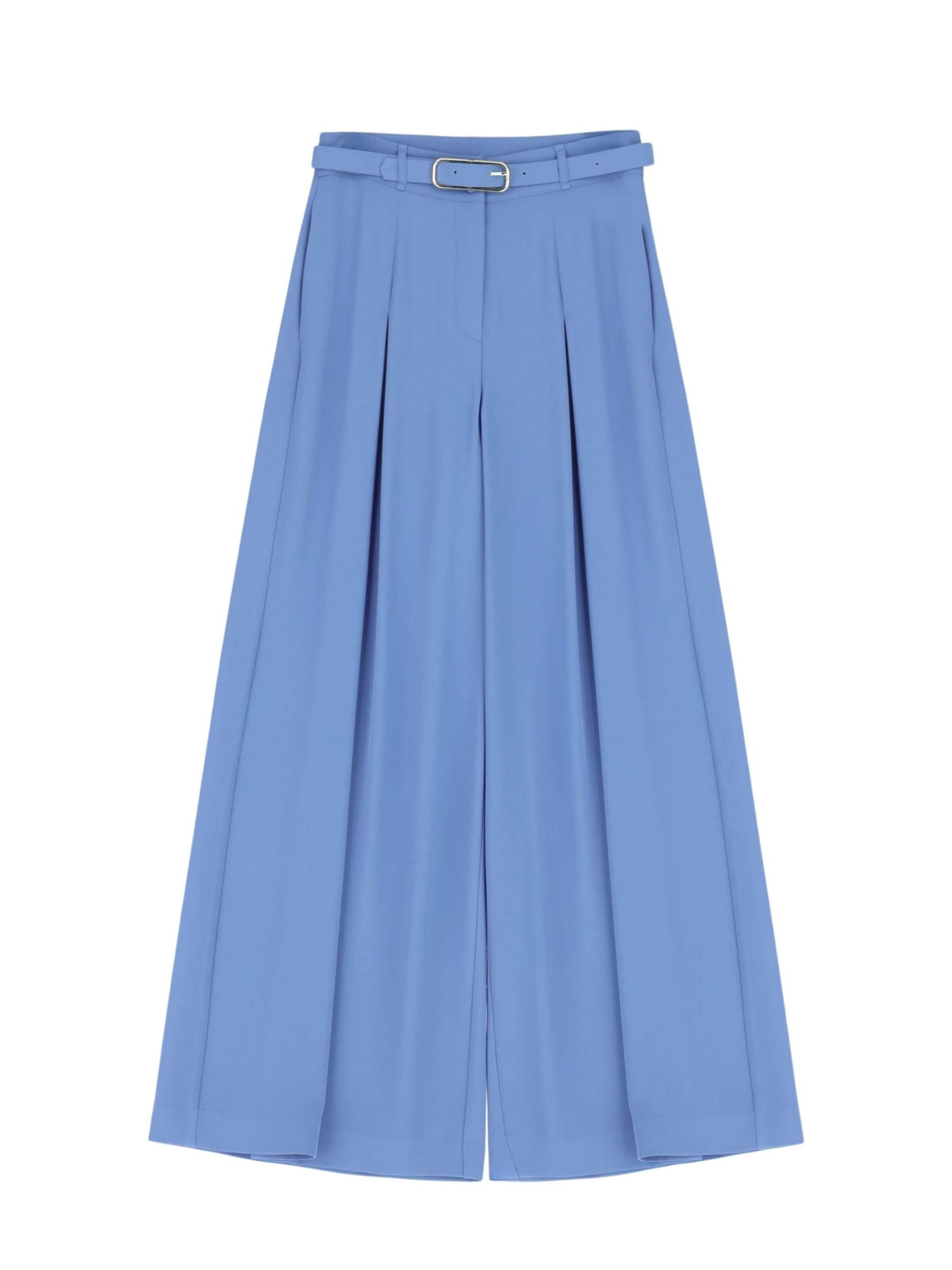 IMPERIAL Regular Pants 'PANTALONE A PALAZZO' in Blue: front