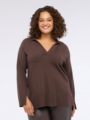 Pull-over Fiorella Rubino en marron