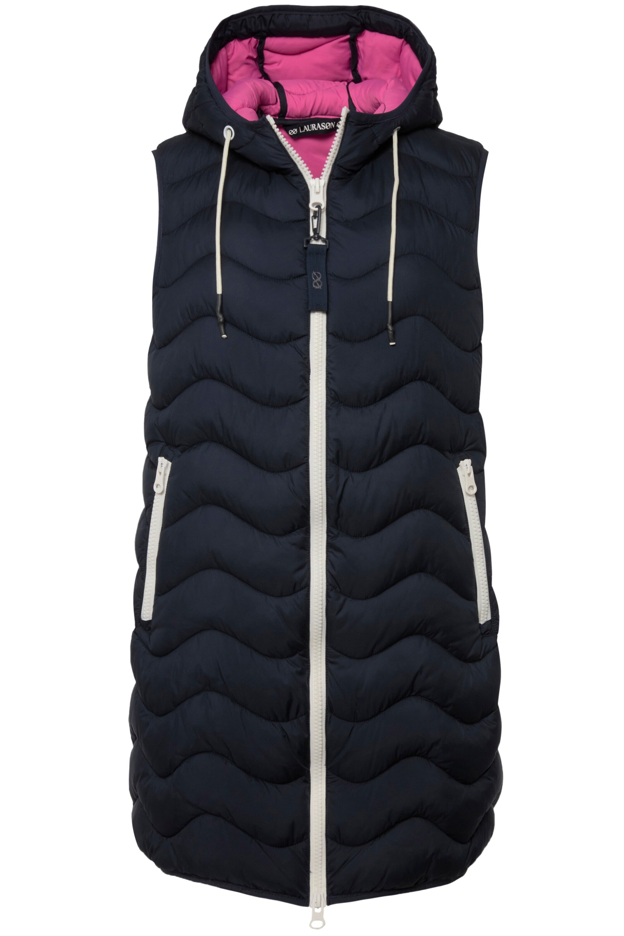 LAURASØN Bodywarmer in Blauw: voorkant