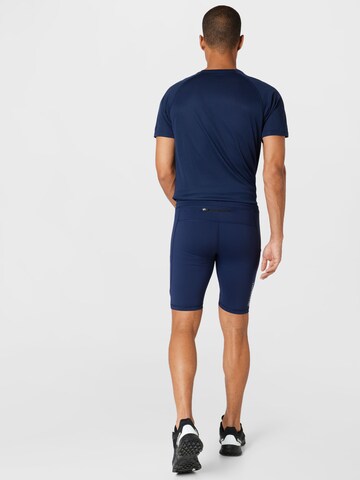 Newline Skinny Sportshorts in Blau