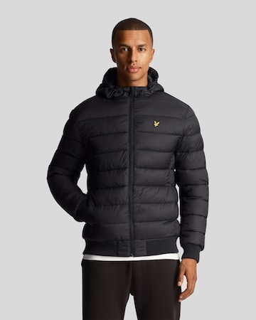 Veste mi-saison Lyle & Scott en noir : devant