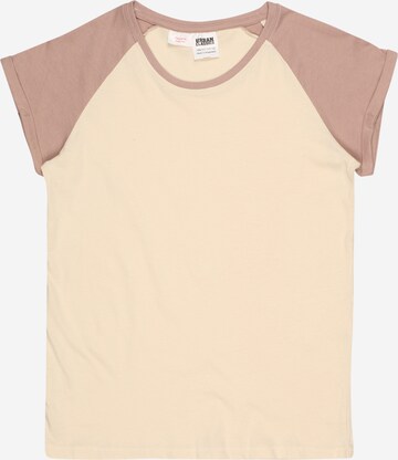 T-Shirt Urban Classics en beige : devant