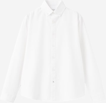 MANGO KIDS Regular fit Srajca 'ROXFORD' | bela barva: sprednja stran