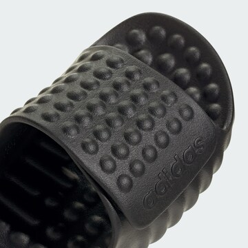 melns ADIDAS SPORTSWEAR Ādas čības 'Adissage'