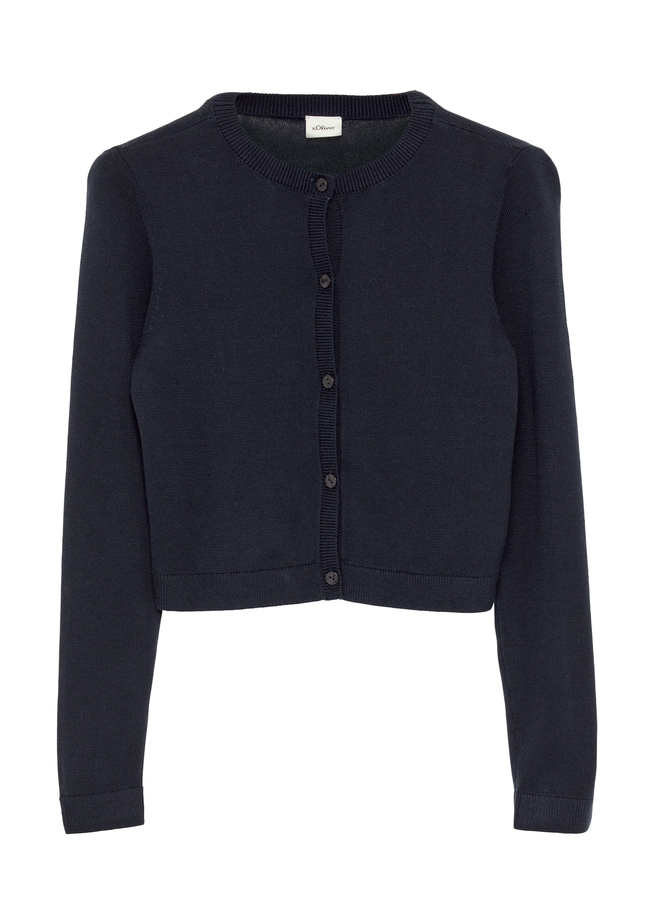 s.Oliver Strickjacke in Blau: Vorderseite