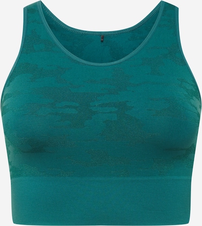 Active by Zizzi Soutien-gorge de sport 'KAMALA' en émeraude / vert foncé, Vue avec produit