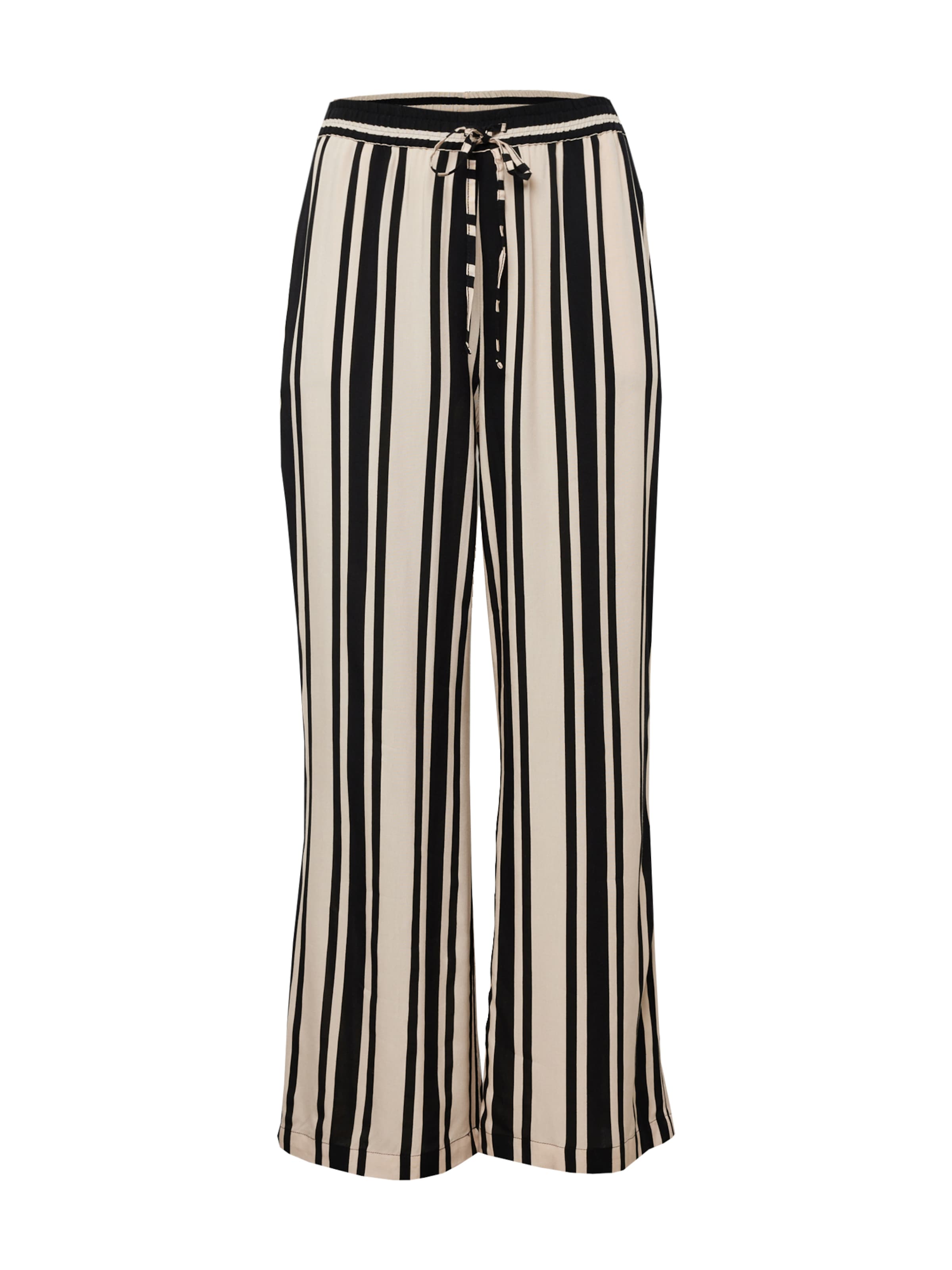 Guido Maria Kretschmer Curvy Wide leg Pants 'Hellen' in Black: front