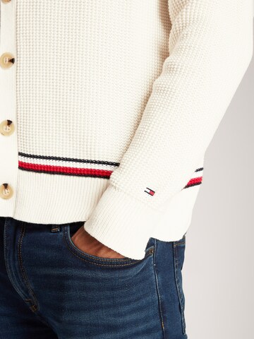 TOMMY HILFIGER Вязаная кофта в Белый