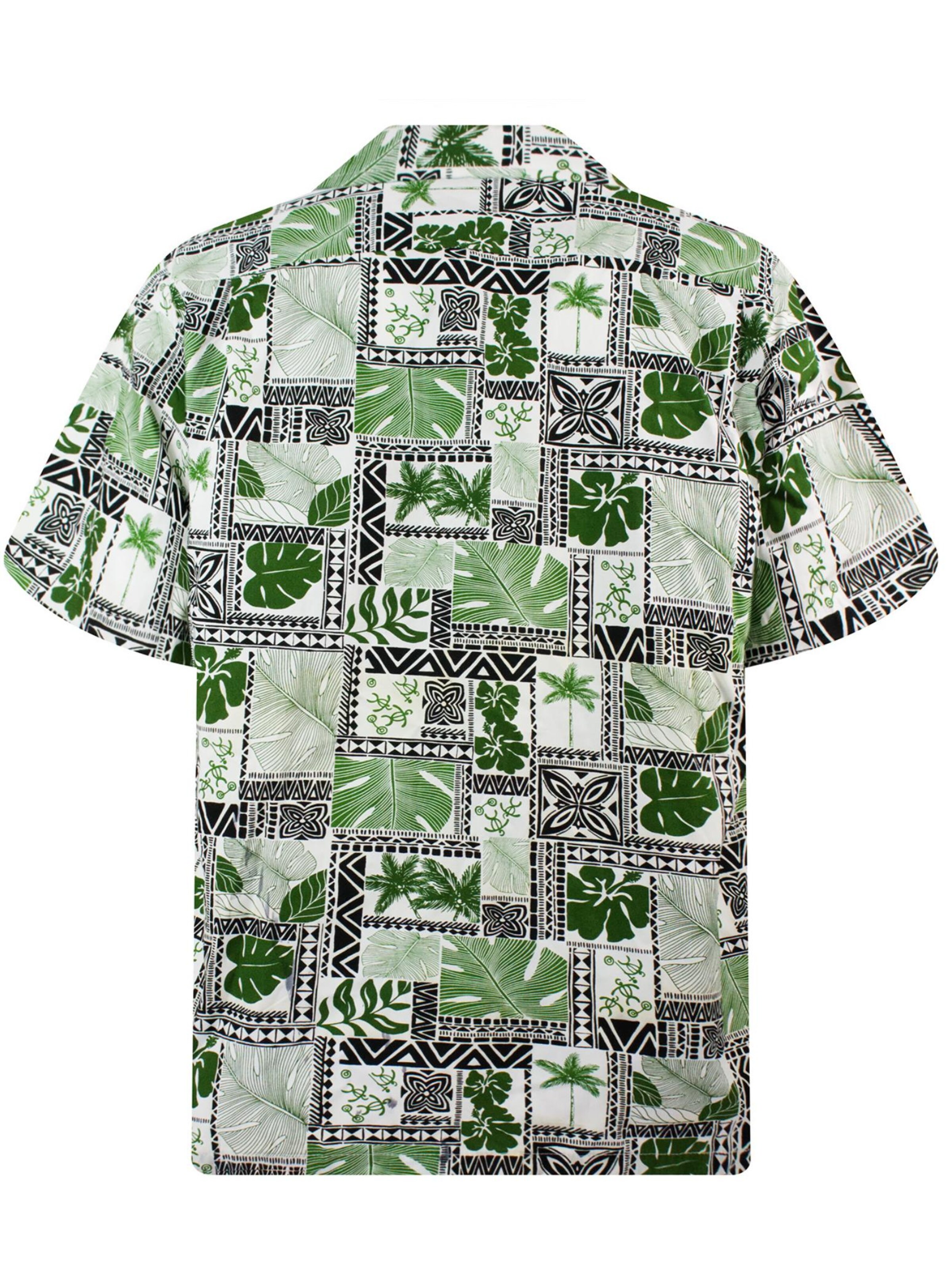 Pacific Legend Regular fit Button Up Shirt 'Puzzle' in Green