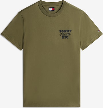 Tommy Jeans Tričko - Zelená: predná strana
