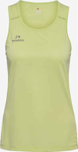 Newline Shirt  'BEAT SINGLET' in silbergrau / grün, Produktansicht