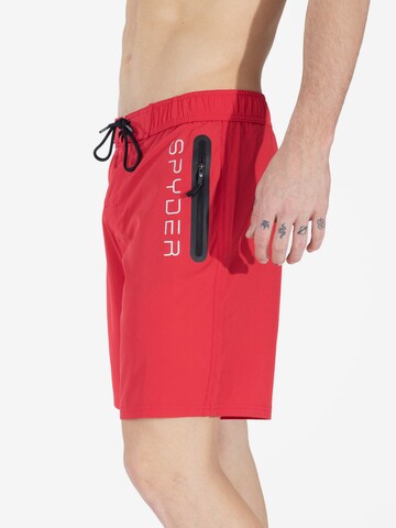 Spyder Sports swimming trunks in Red