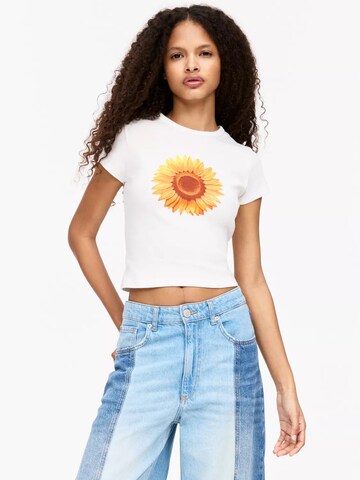 Maglietta di Pull&Bear in bianco: frontale