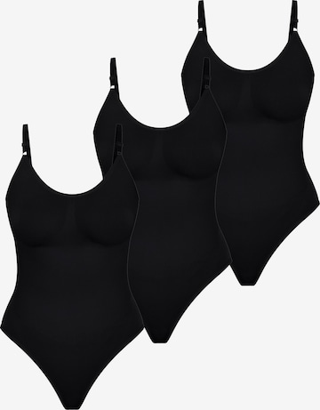 Smilodox Shapingbody in Zwart: voorkant